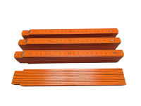 4x ADGA 250  Qualitäts Zollstock ORANGE 2 Meter...