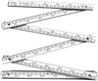 4x ADGA 250  mit Umfangteilung / Meter Meterstab Holz Winkel